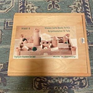 German Wooden Castle Block Set